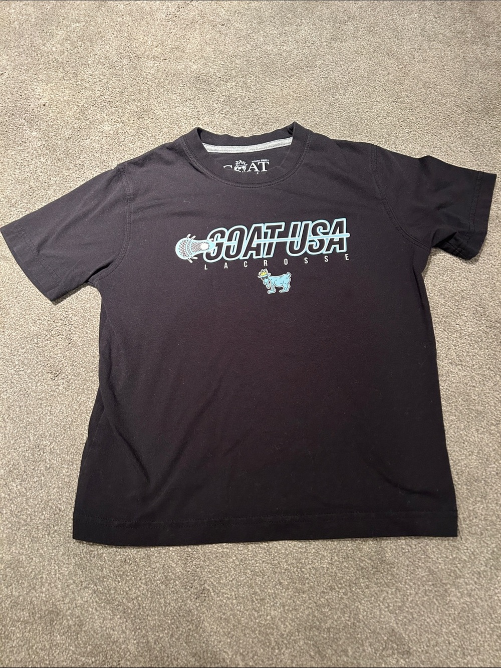 GOAT USA Black Short-Sleeve Lacrosse Tee
